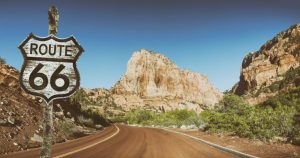 Roulez sur la Route 66 avec une moto